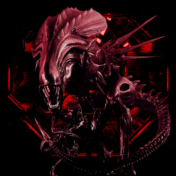 Xenomorph Queen Red Alien